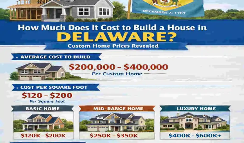 How Much Does It Cost to Build a House in Delaware? Custom Prices Revealed
