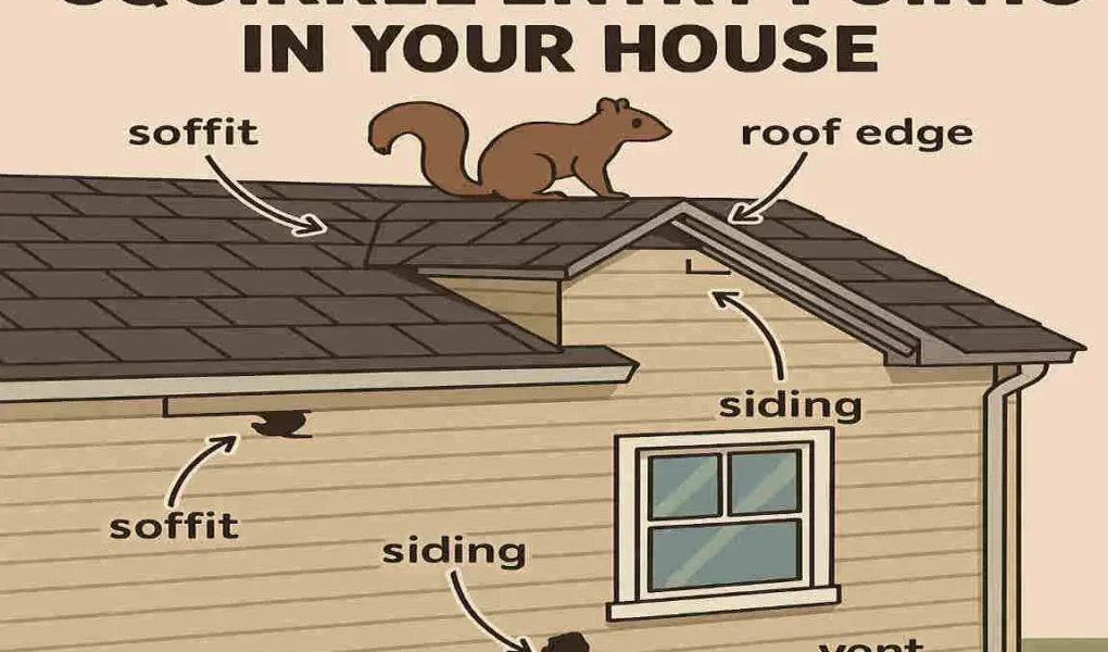 How to Identify Squirrel Entry Points in Your House