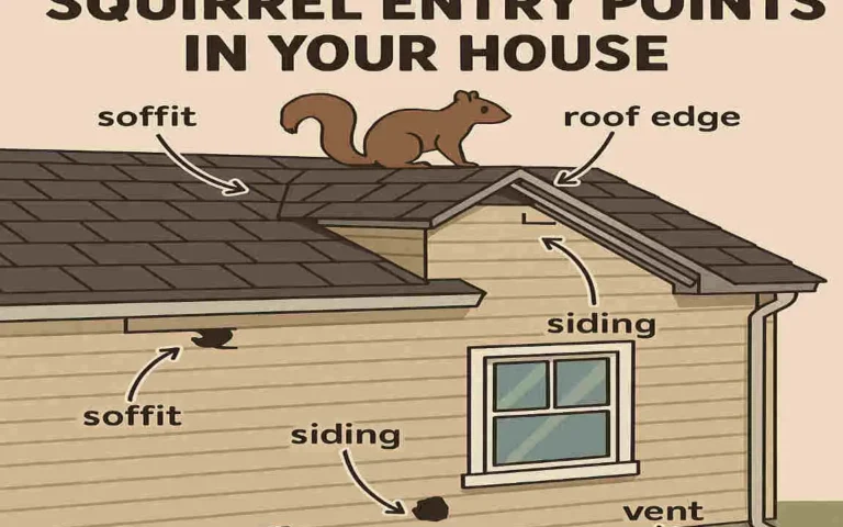 How to Identify Squirrel Entry Points in Your House