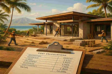how much does it cost to build a house in maui