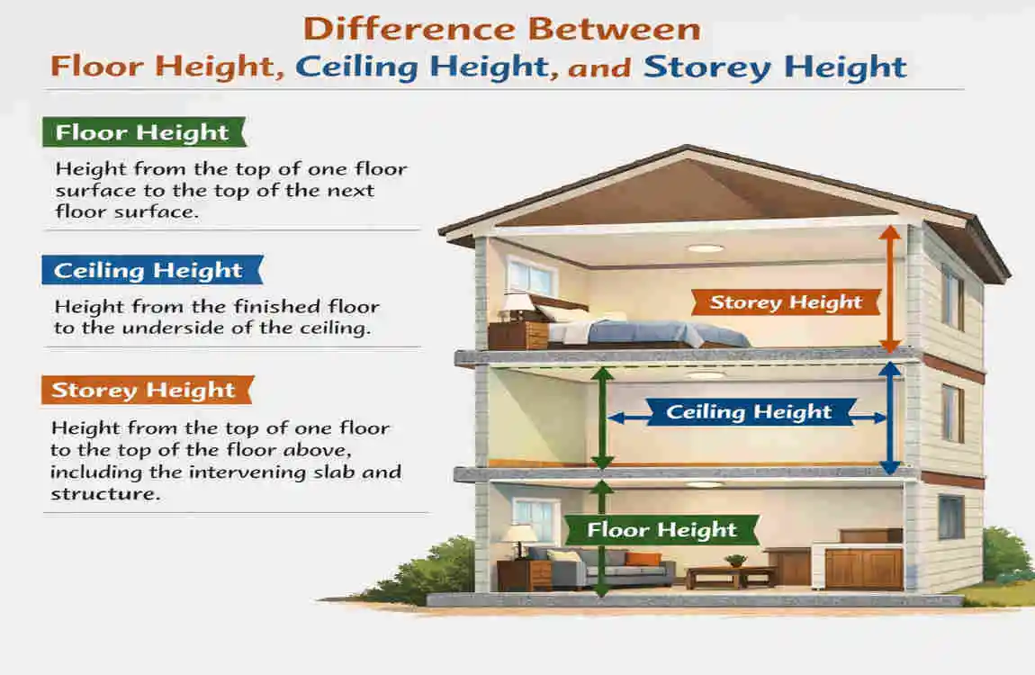 how high is one floor