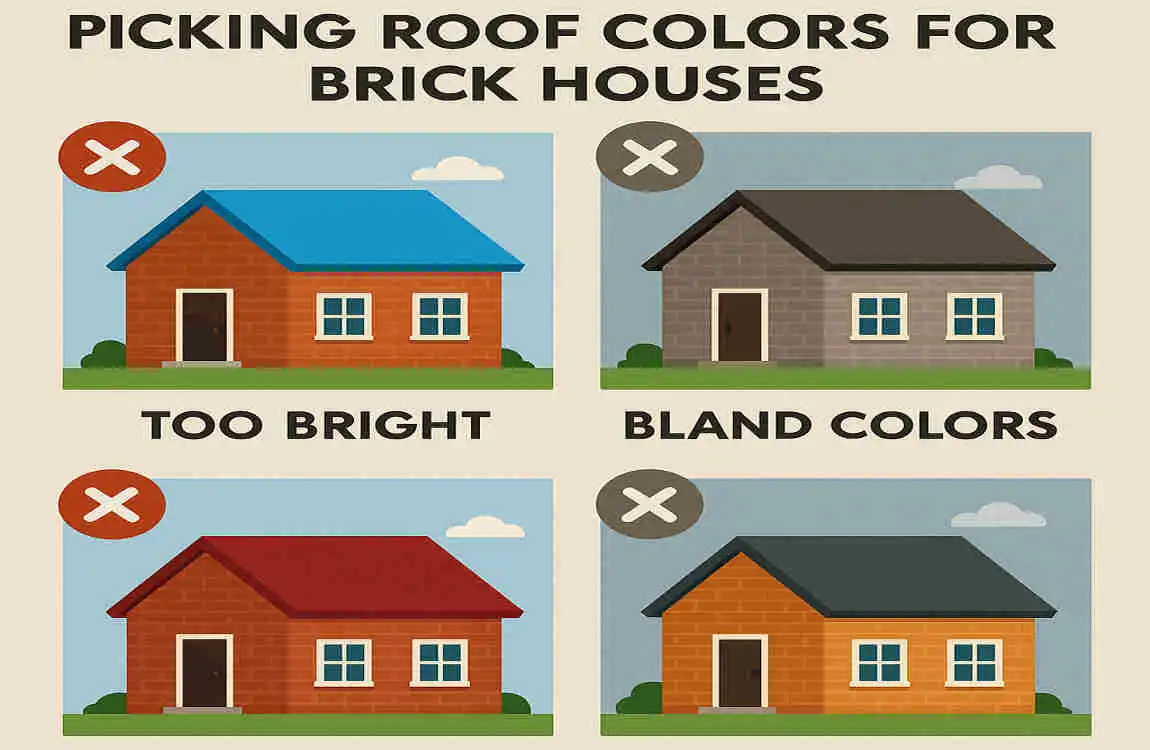 Brick House Roof Color