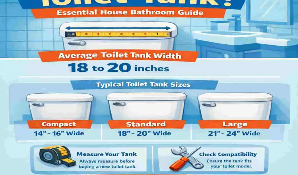 how wide is a toilet tank