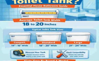 how wide is a toilet tank