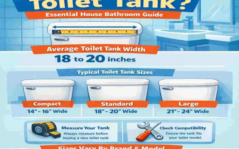 how wide is a toilet tank