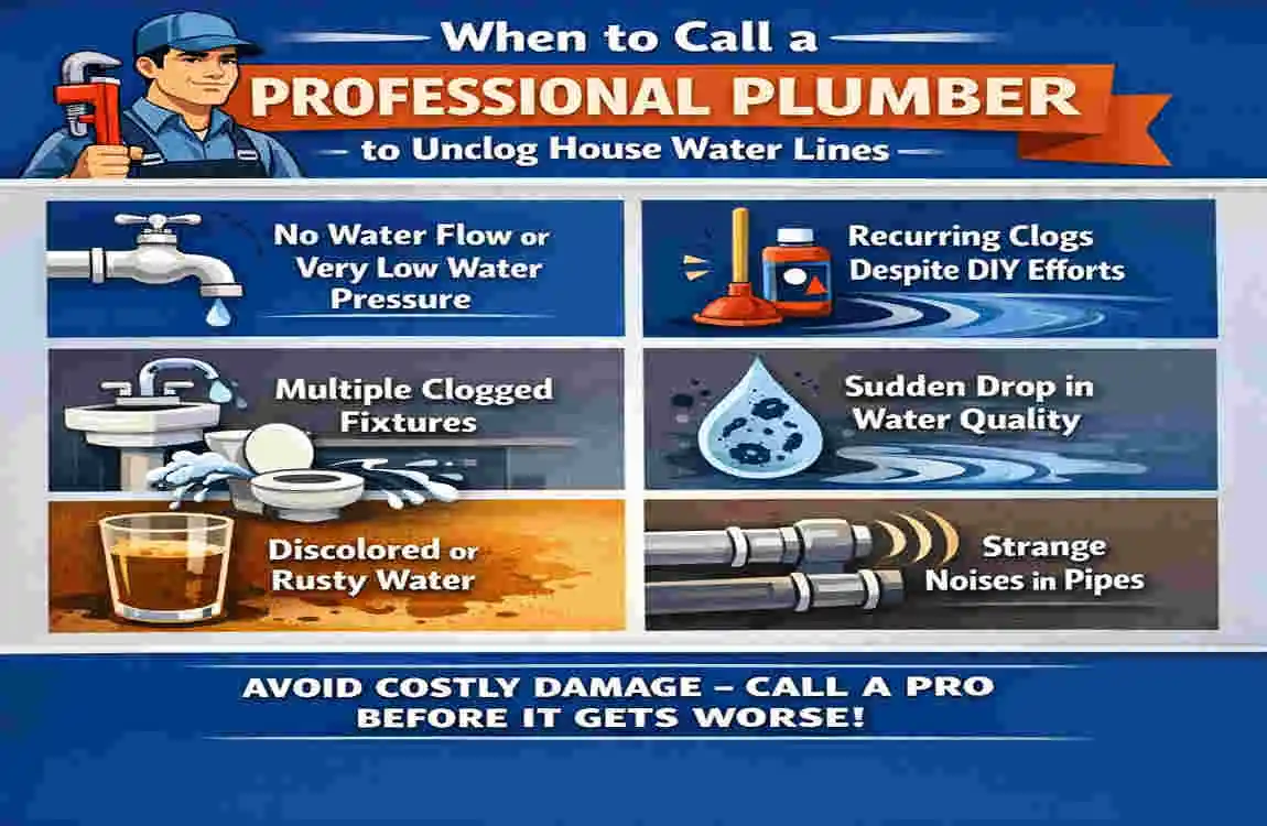 How to Unclog Water Lines in House