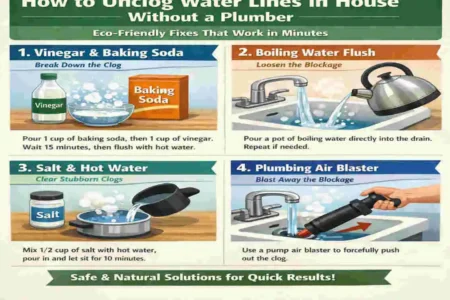 How to Unclog Water Lines in House Without a Plumber: Eco-Friendly Fixes That Work in Minutes