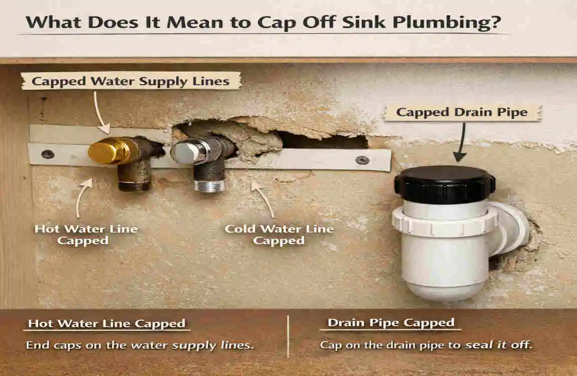 How to Cap Off Sink Plumbin