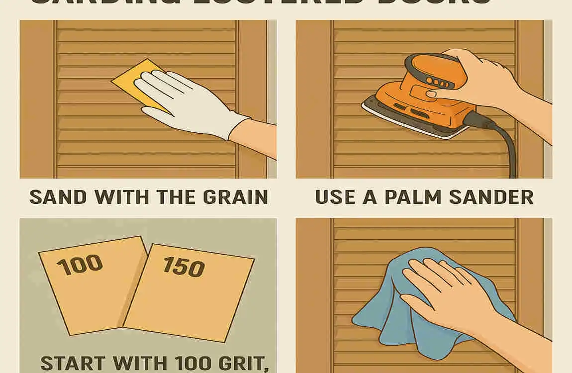 How to Sand Louvered Doors for a Beautiful Home Finish