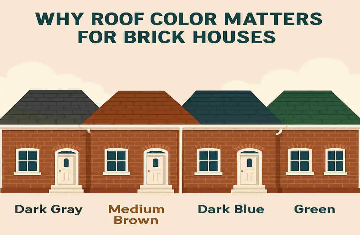 Brick House Roof Color