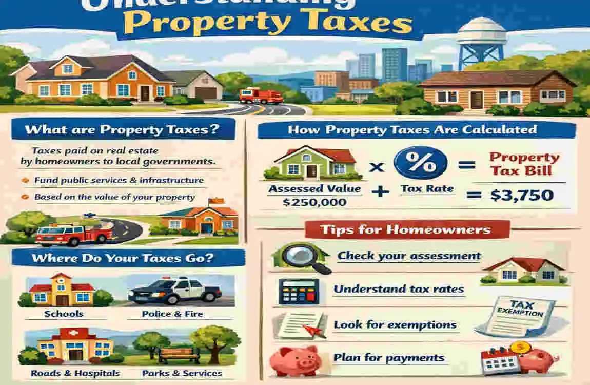 are real estate taxes the same as property taxes