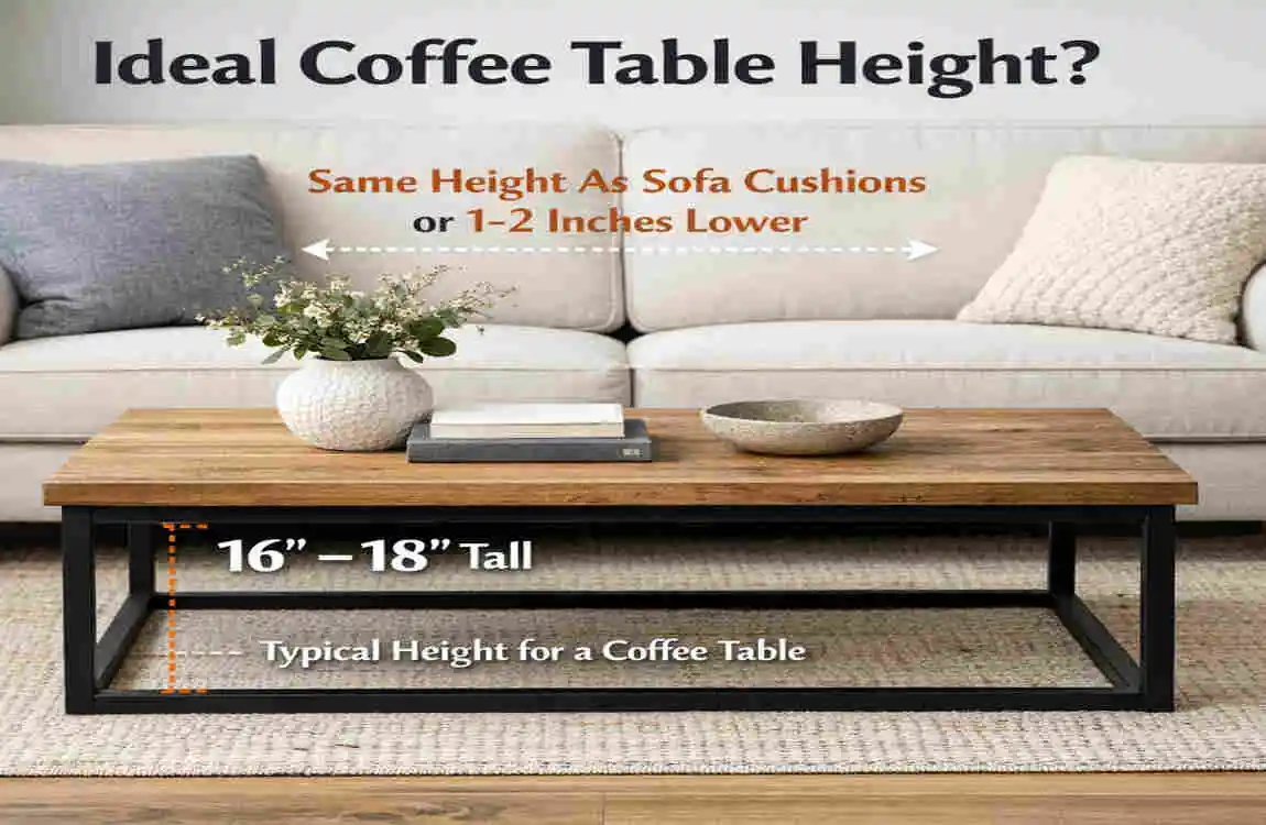What is a good coffee table height?