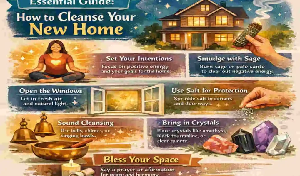 how to cleanse your new home
