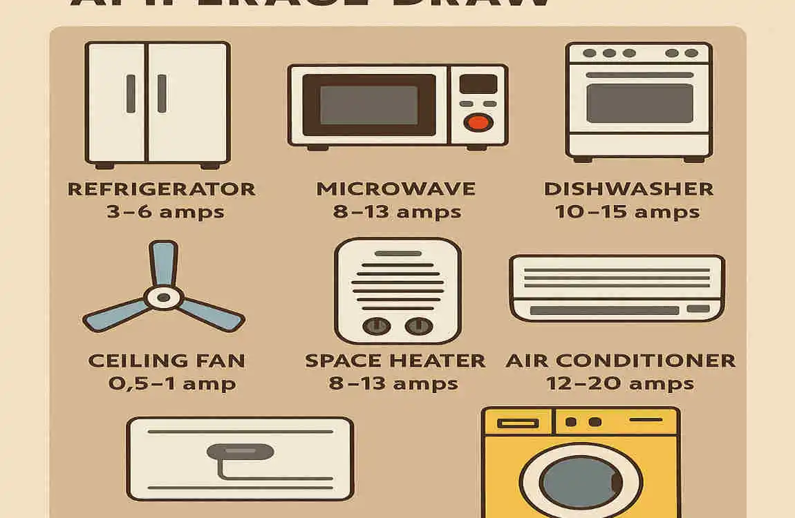 what is the average amperage of a house
