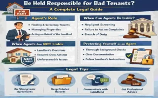 are real estate agent liable for bad tenants
