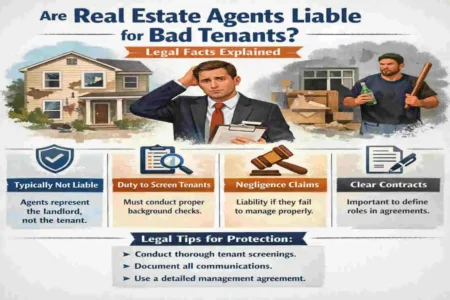 are real estate agent liable for bad tenants