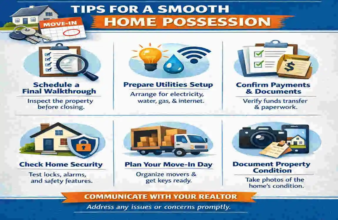 when does buyer take possession of home