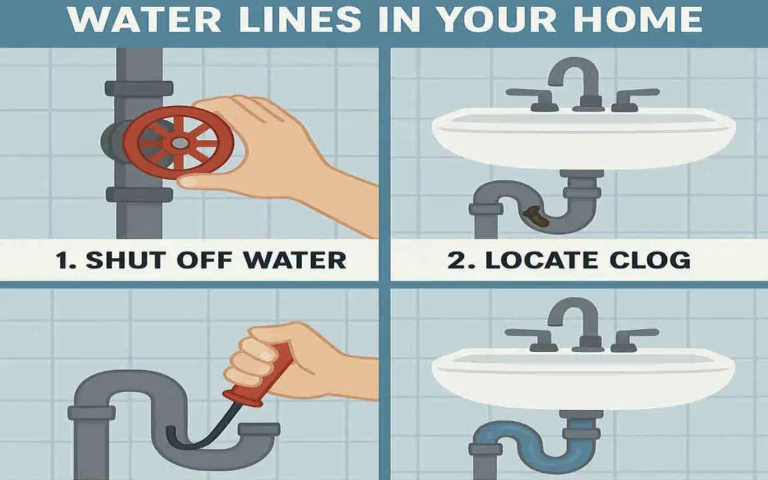 How to Unclog Water Lines in Your Home
