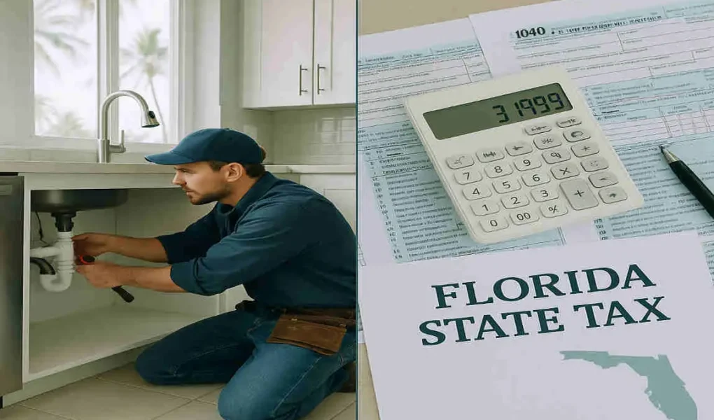 what is the tax for plumbing repairs in florida