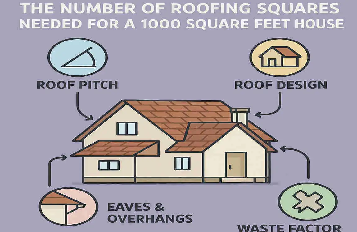 how many squares of roofing is 1000 square feet