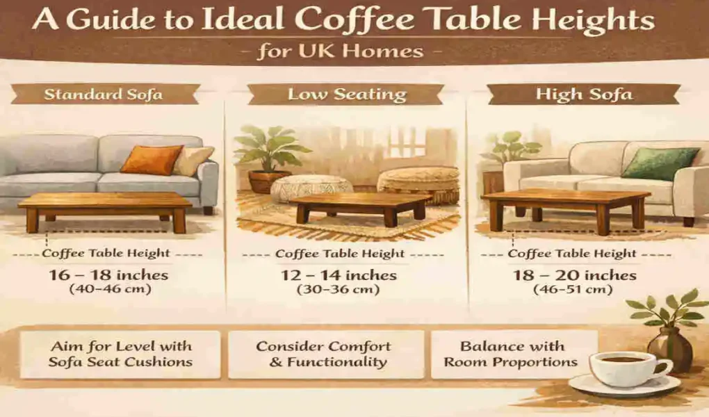 What is a good coffee table height?