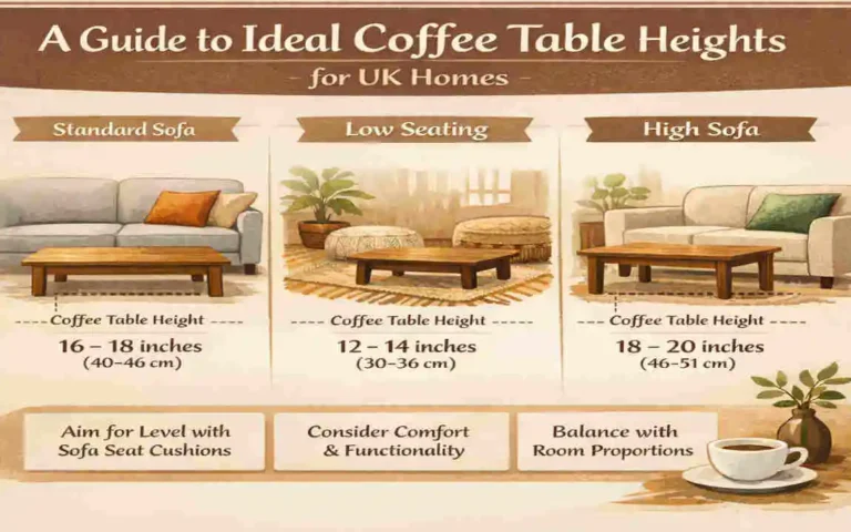 What is a good coffee table height?
