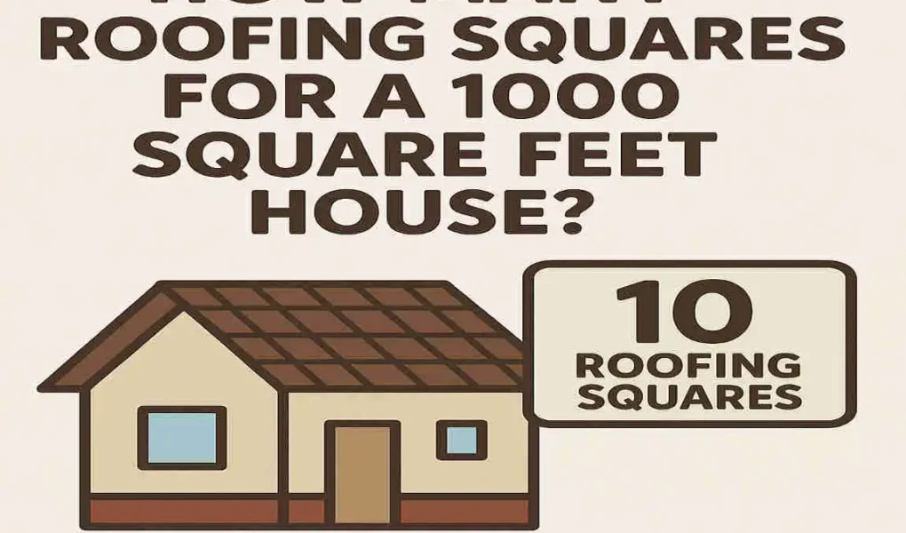 how many squares of roofing is 1000 square feet