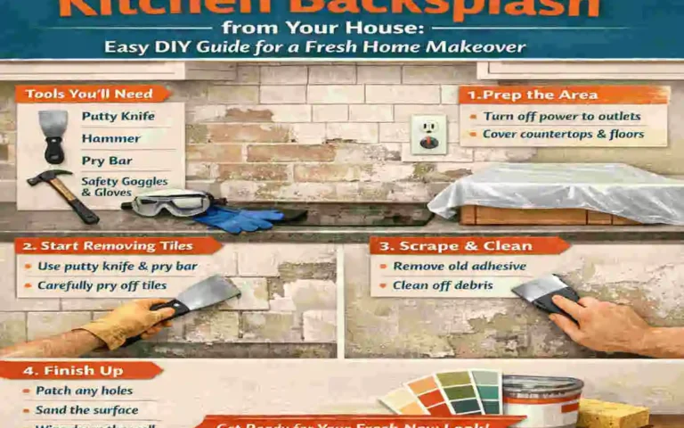 How to Remove Kitchen Backsplash from Your House: Easy DIY Guide for a Fresh Home Makeover
