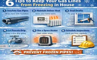 can gas lines freeze in a house