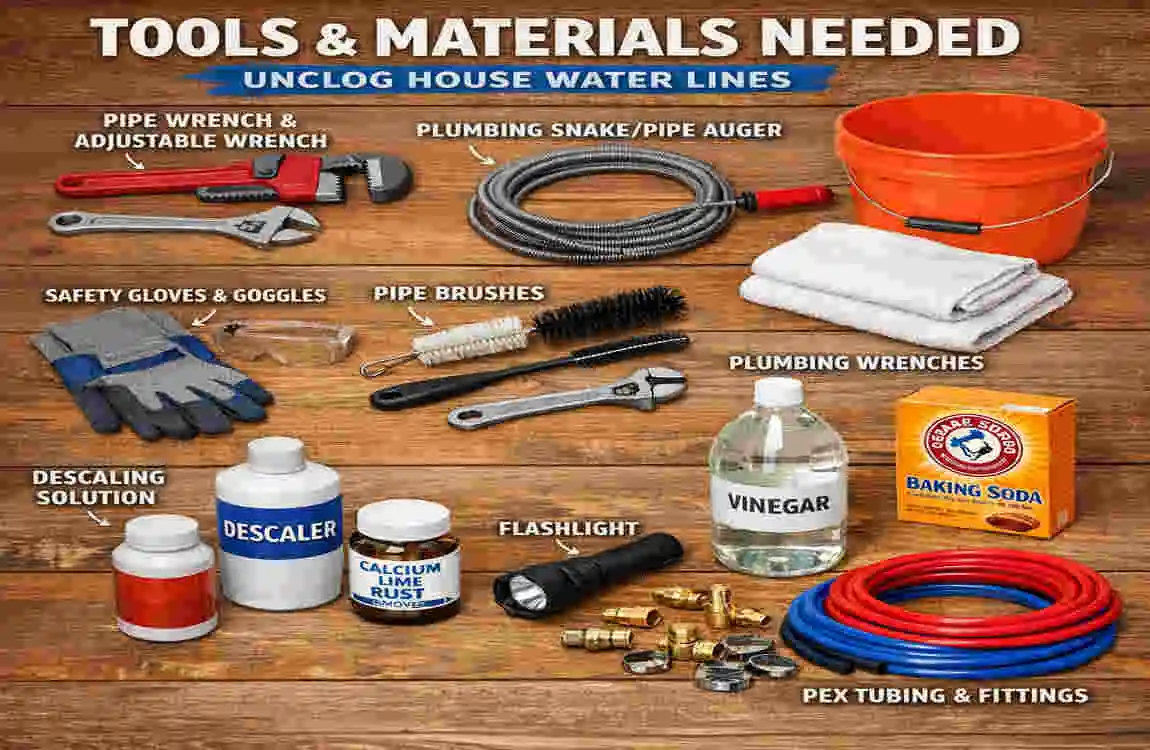 How to Unclog Water Lines in House