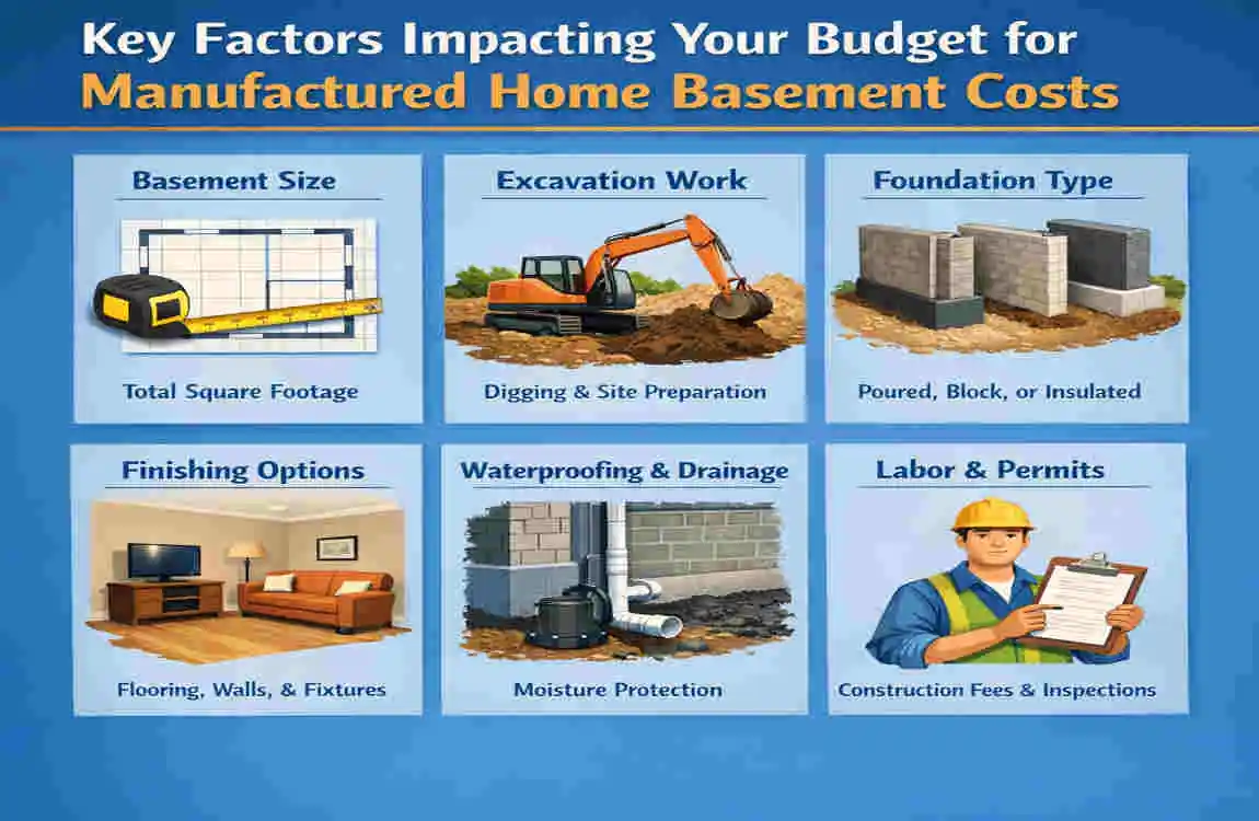 how much does it cost to put a basement under a manufactured home