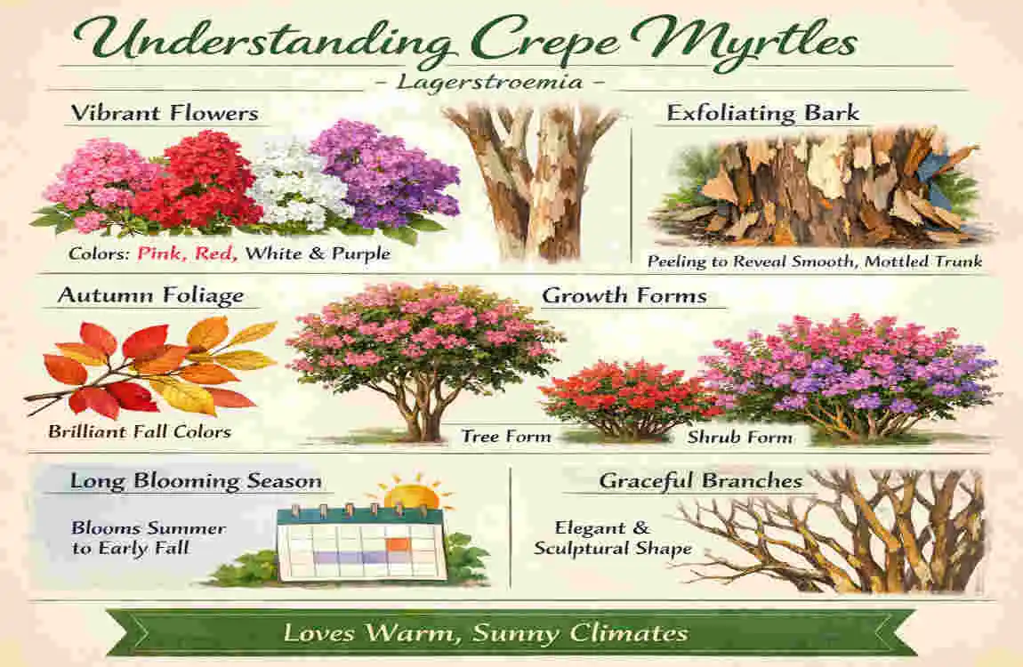 how far to plant crepe myrtle from house