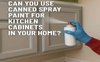 Can You Use Canned Spray Paint for Kitchen Cabinets in Your Home?