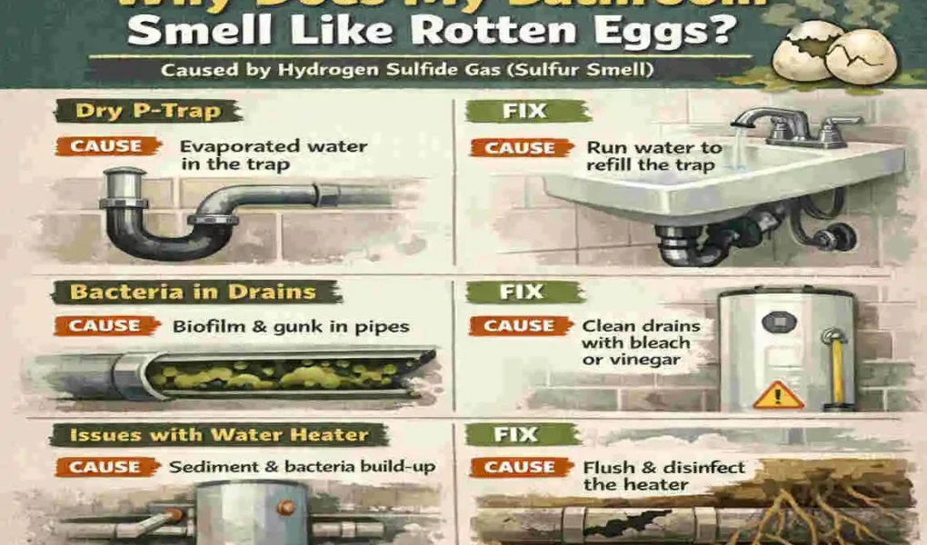 Why Does My Bathroom Smell Like Eggs?