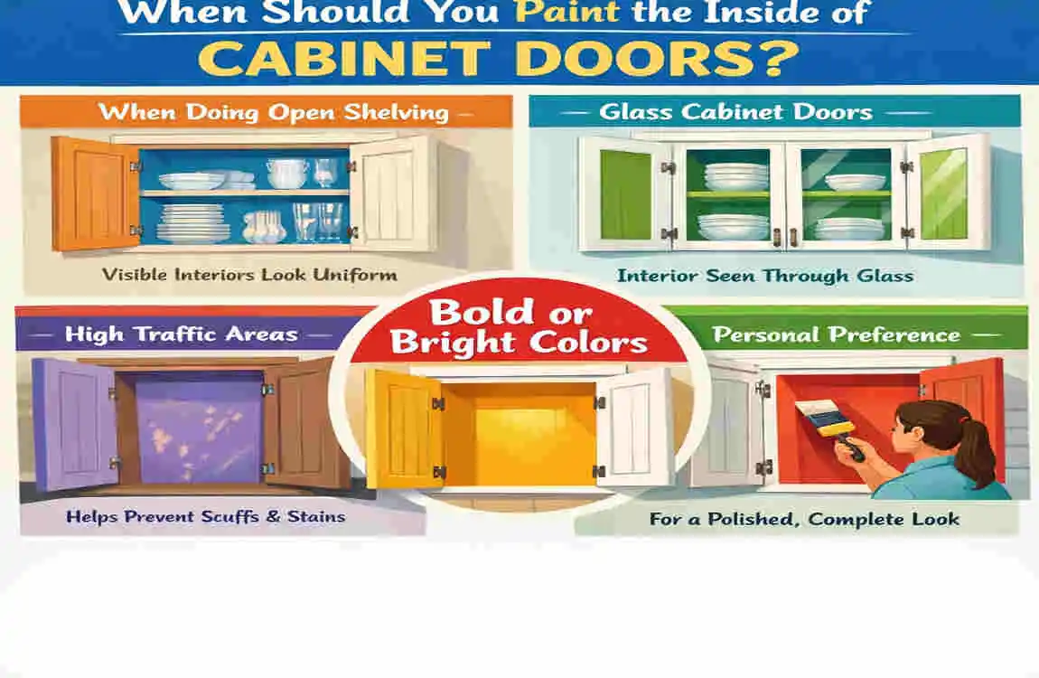 do you paint the inside of cabinets doors