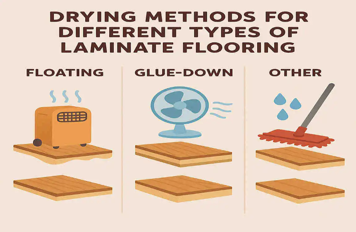 How to Dry Laminate Flooring with Water Under It in Your Home