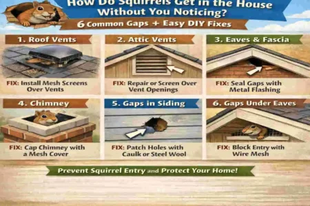 How Do Squirrels Get in the House Without You Noticing? 6 Common Gaps + Easy DIY Fixes