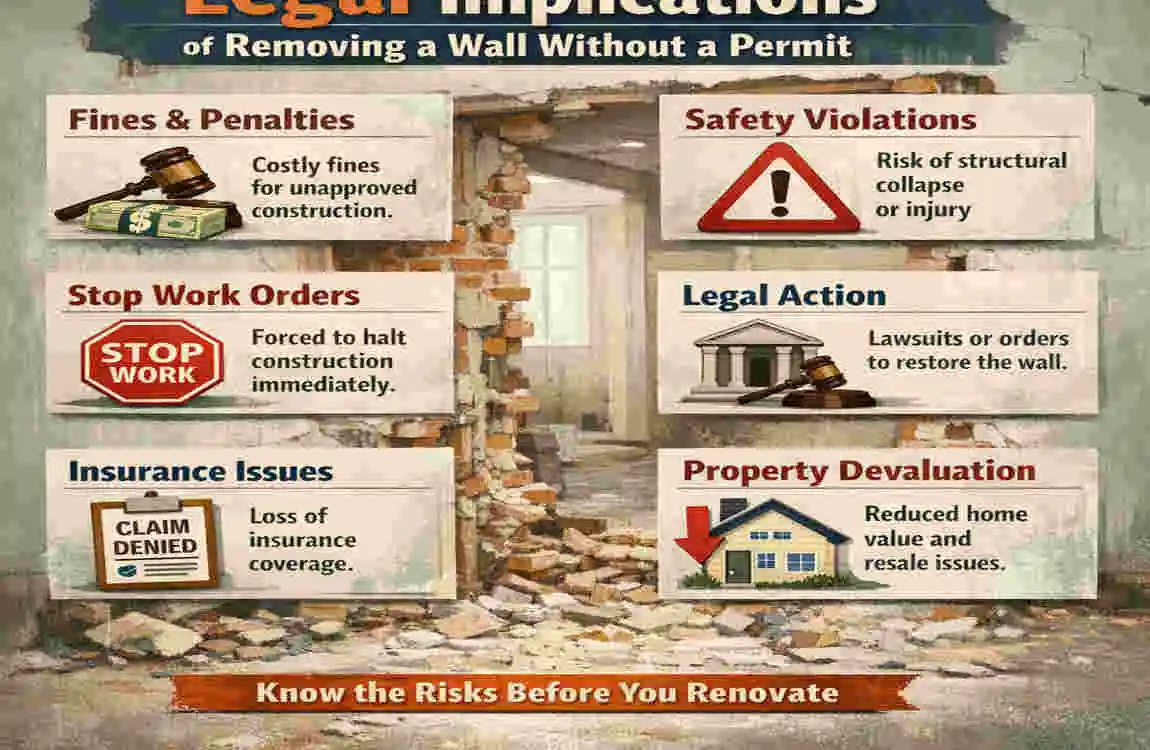 can i remove a wall in my house without a permit
