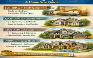 how big is square feet house