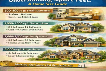 how big is square feet house