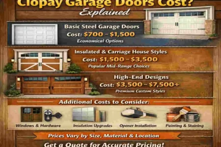 how much do clopay garage doors cost