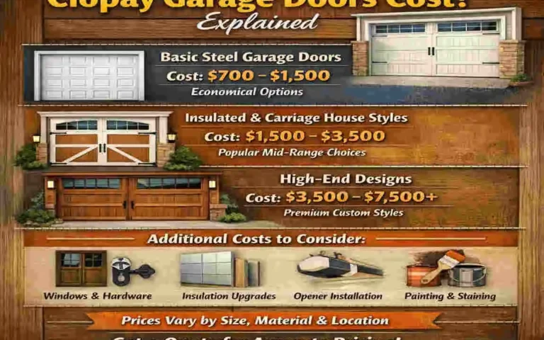 how much do clopay garage doors cost