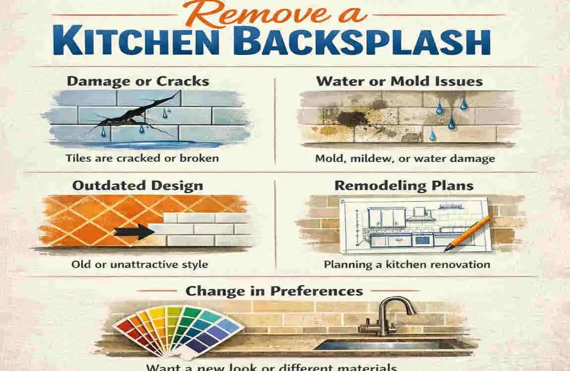 how to remove backsplash from kitchen