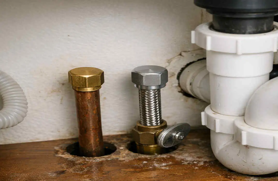 how to cap off sink plumbing