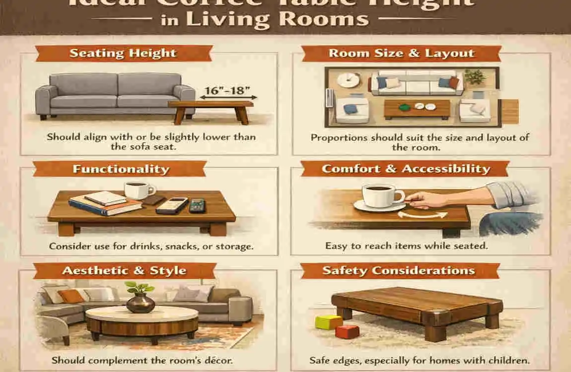 What is a good coffee table height?