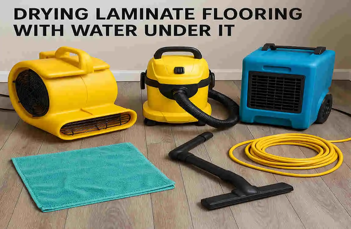 How to Dry Laminate Flooring with Water Under It in Your Home