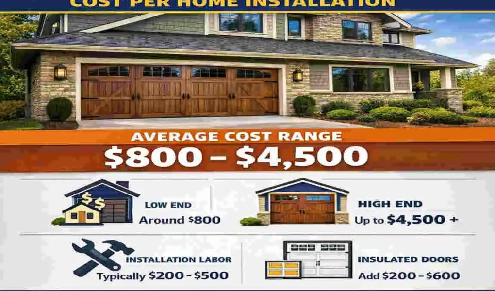 how much do clopay garage doors cost