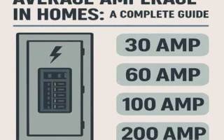 what is the average amperage of a house