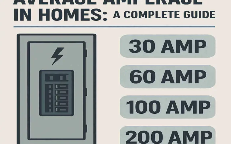 what is the average amperage of a house