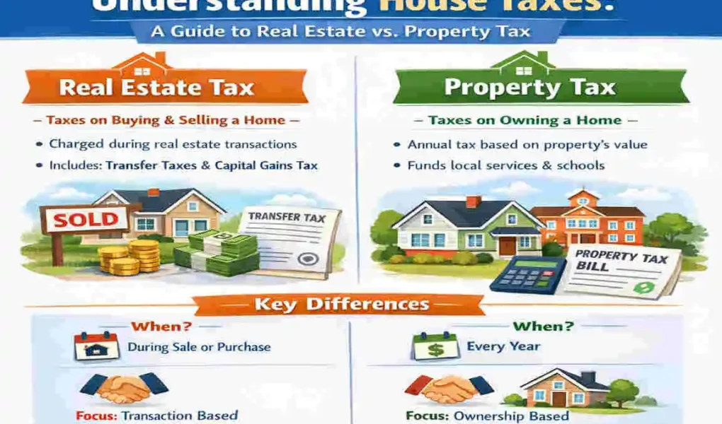 are real estate taxes and property taxes the same